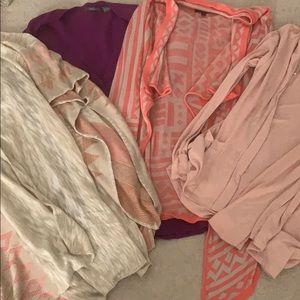 Lot of 4 cardigans!
